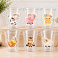 GIRL FARM PARTY Cups - Girl Farm Cups Farm Animal Cups Farm First Birthday Farm Baby Shower Barnyard Party Farm Birthday Decorations Farm