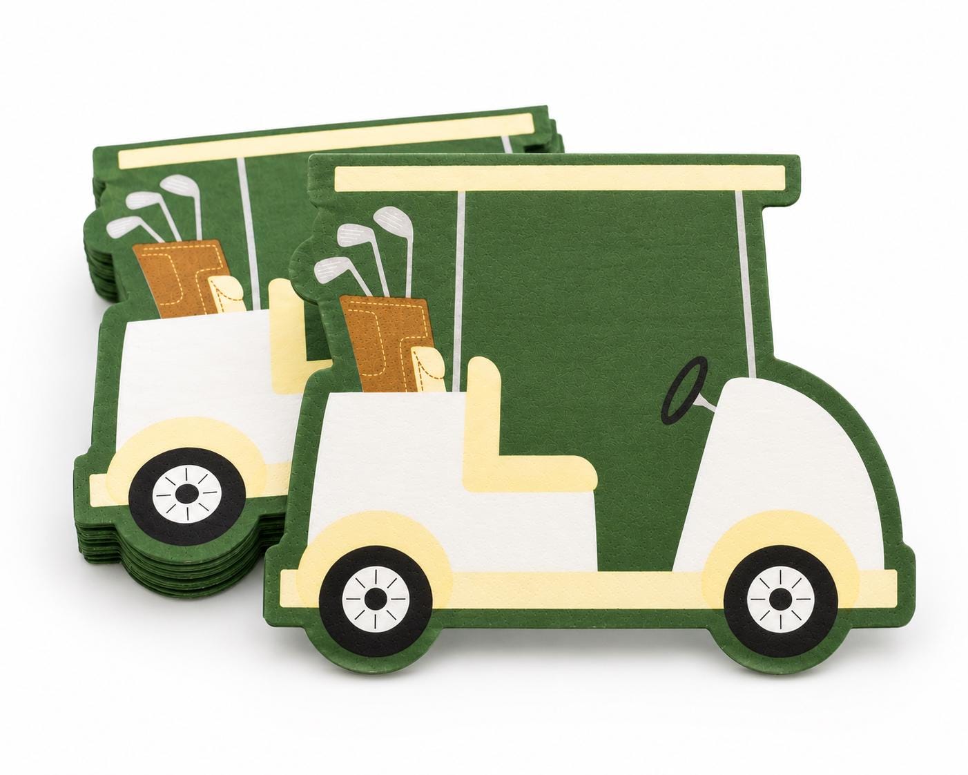 Golf Cart Party Napkins | Golf Birthday Party Supplies | Golf Retirement Decorations | Par Tee Party | Hole In One Party Decor | Golfing