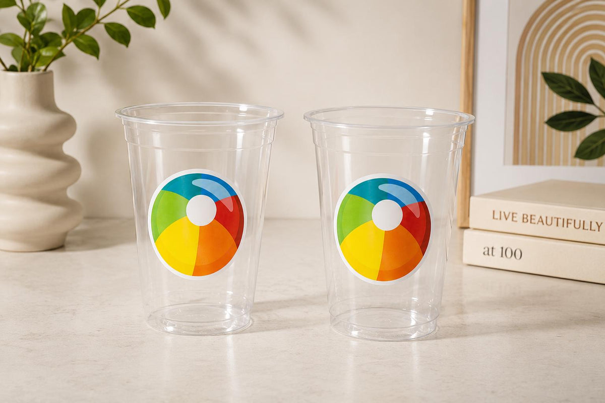 BEACH PARTY CUPS - Beach Ball Cups Beach Cups Beach Ball Party Cups Beach Ball Decorations Beach Party Decorations Beach Party Favors Beach