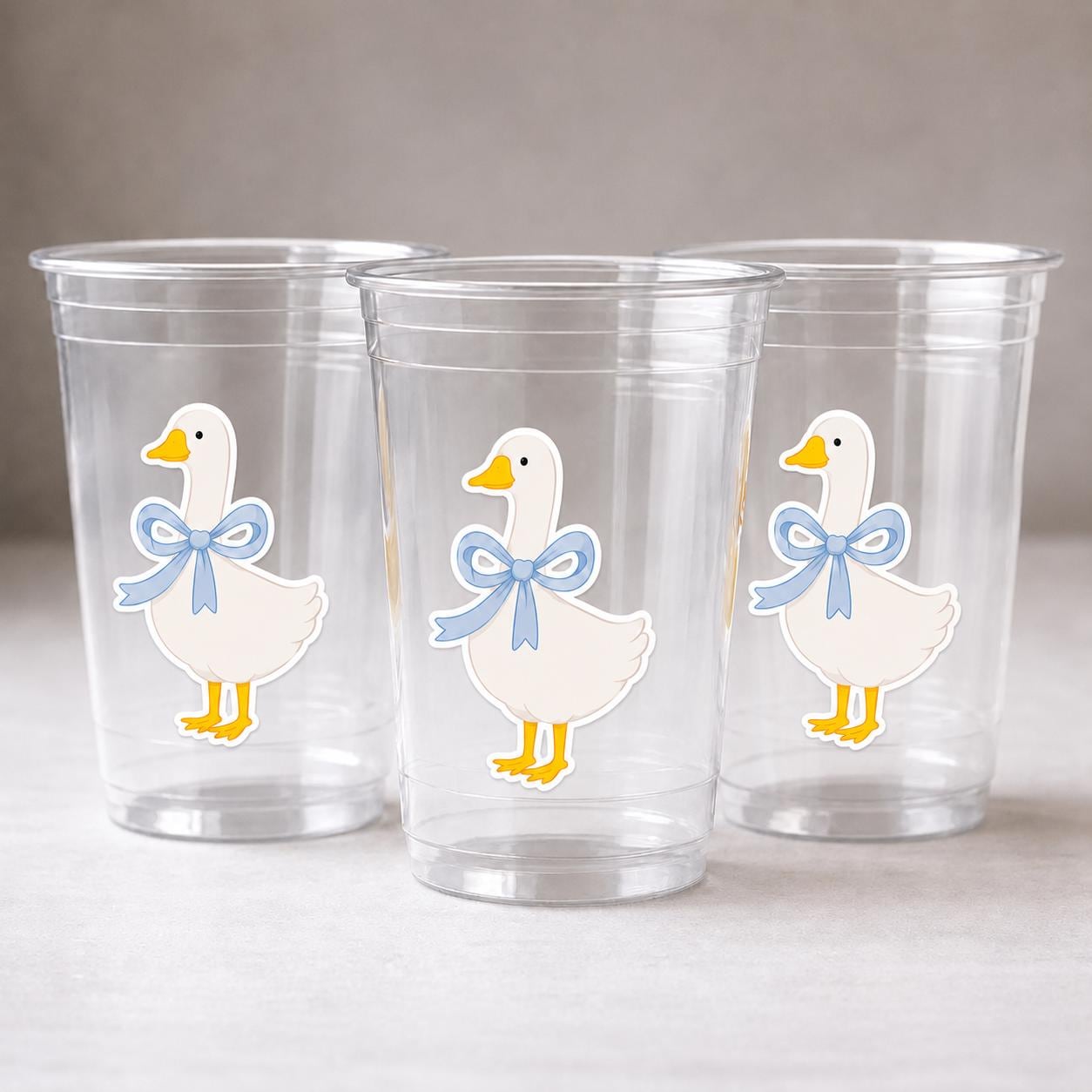 Mother Goose Party Cups | Goose Theme Birthday Decorations | Storybook Party Cups | Baby Shower Favors | Nursery Rhyme Decor | Goose Shower