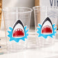 SHARK PARTY CUPS - Shark Treat Cups Shark Birthday Cups Shark Birthday Party Cups Shark Party Favors Shark Party Supplies Shark Decorations