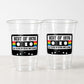 50th BIRTHDAY PARTY CUPS 50th Party Decorations 50th Party Favors 50th Birthday Cassette Tape Cups Best of 1975 Birthday Party Vintage 1975