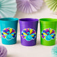 PEACOCK PARTY CUPS- Peacock Cups Peacock Decorations Peacock Birthday Peacock Party Peacock Party Favors Peacock Baby Shower Sprinkle