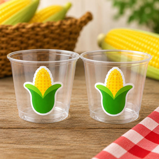 CORN PARTY CUPS - Fall Party Cups Harvest Party Cups Harvest Birthday Cups Harvest Party Decorations Corn Decorations Corn Party Supplies
