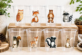 WOODLAND PARTY Cups- Woodland Cups Woodland Animals Woodland Decorations Woodland Birthday Woodland Baby Shower Woodland Birthday Party