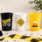 CONSTRUCTION PARTY CUPS - Construction Truck Cups Construction Truck Cups Construction Birthday Construction Party Construction Decorations