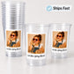 Wedding Cups Personalized, Personalized Wedding Cups, Custom Wedding Photo Cups, Bridal Shower Plastic Cups, Bachelorette Party Favors Gifts