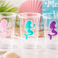 MERMAID PARTY CUPS - Mermaid Birthday Cups Mermaid Party Cups Mermaid Party Decorations Mermaid Party Favors Mermaid Mermaid Party Decor