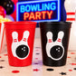 BOWLING PARTY CUPS - Bowling Birthday Cups Bowling Cups First Birthday Bowling Party Decorations Bowling Bowling Cups Bowling Party Favors