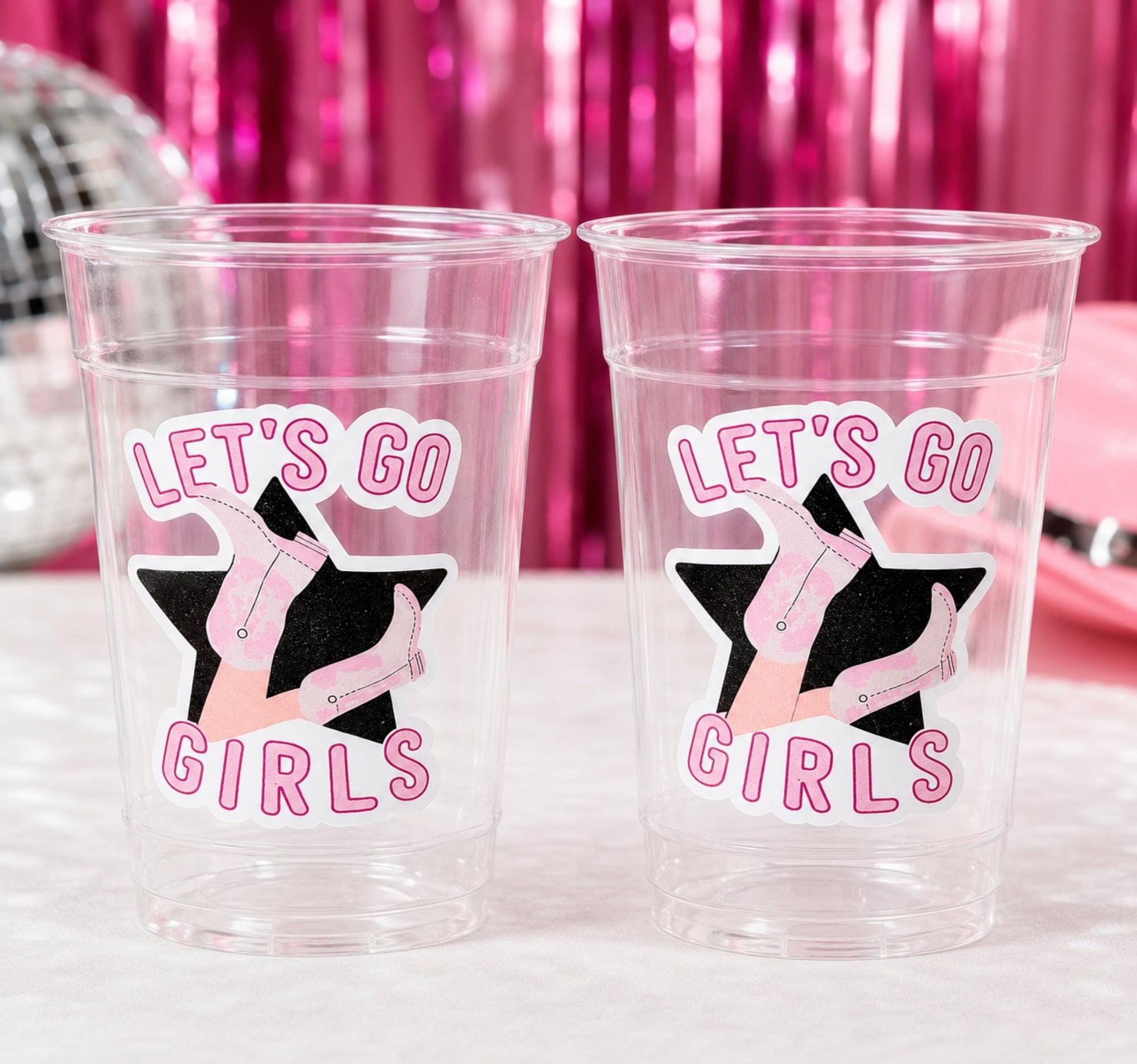 COWGIRL Party Cups - Let's Go Girls Cowgirl Bachelorette Party Cups Cowgirl Cups Cowgirl Party Decorations Cowgirl Birthday Rodeo Party Cup