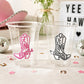 COWGIRL PARTY CUPS - Getting Hitched Party Cups Rowdy Bachelorette Party Cowgirl Boots Party cups Party Decorations Cowgirl Bachelorette Cup