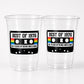 50th BIRTHDAY PARTY CUPS 50th Party Decorations 50th Party Favors 50th Birthday Cassette Tape Cups Best of 1975 Birthday Party Vintage 1975