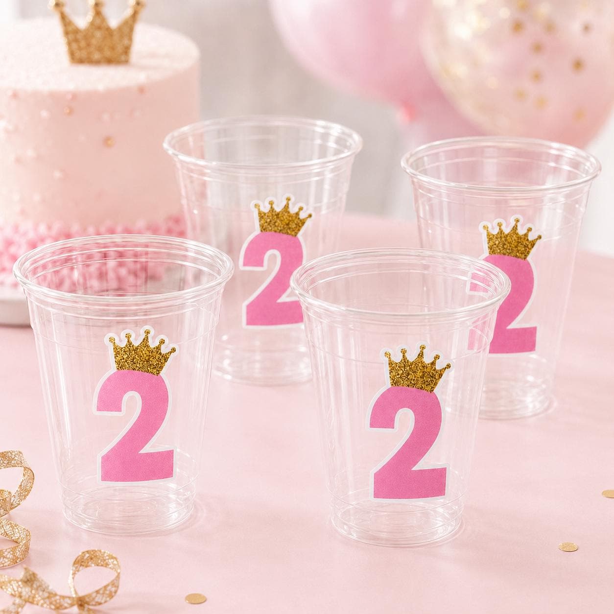 PRINCESS PARTY CUPS - Princess Birthday Cups Princess Party Cups Princess Party Decorations Princess Party Favors Princess Birthday Supplies