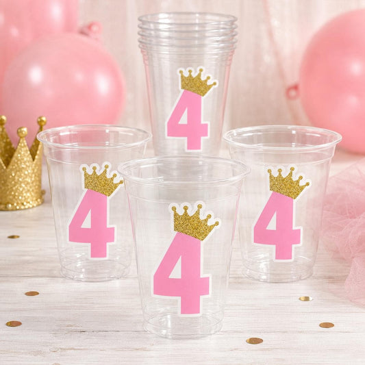 PRINCESS PARTY CUPS - Princess Birthday Cups Princess Party Cups Princess Party Decorations Princess Party Favors Princess Birthday Supplies