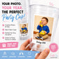 Custom Photo Cups 16oz Personalized Party Cups with Picture and text | Vintage Year Birthday Decorations | Custom Birthday Cups | Ships Fast