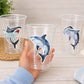 Shark Party Cups | 16oz Clear Shark Birthday Cups | Ocean Theme Party Decorations | Shark Birthday Favor Cups | Beach Party Cups