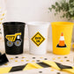 CONSTRUCTION PARTY CUPS - Construction Truck Cups Construction Truck Cups Construction Birthday Construction Party Construction Decorations