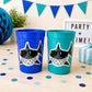 SHARK PARTY CUPS - Shark Treat Cups Shark Birthday Cups Shark Birthday Party Cups Shark Party Favors Shark Party Supplies Shark Decorations