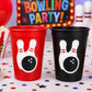 BOWLING PARTY CUPS - Bowling Birthday Cups Bowling Cups First Birthday Bowling Party Decorations Bowling Bowling Cups Bowling Party Favors