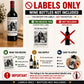 Personalized Birthday Wine Label with Photo, Custom Wine Bottle Label, 30th 40th 50th 60th Birthday Gift, Milestone Birthday Gift, Newspaper