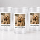 Dog Wedding Favors, Mom Is Getting Married Cups, Personalized Pet Photo Cups, Wedding Favors with Dog, Custom 16oz Party Cups, Dog Photo Cup