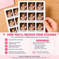 Look Who’s Getting Married Stickers, Custom Photo Stickers, Personalized Bridal Shower Favors, Bachelorette Party Stickers,Bride Favor Label
