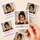 Personalized Photo Stickers | Custom Picture Stickers with Name & Year | Face Stickers | Birthday Party Favors | Custom Party Favor Stickers