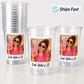 Look Who's 13 Custom Photo Cups, Personalized 13th Birthday Cups with Picture, 13th Birthday Party Favors, Officially a Teenager, Ships Fast