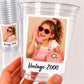 Custom Photo Cups 16oz Personalized Party Cups with Picture and text | Vintage Year Birthday Decorations | Custom Birthday Cups | Ships Fast