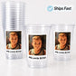 Limited Edition Birthday Cups with Photo and Year – Personalized 16oz Party Cups, Birth Year Picture Cups, Milestone Birthday Decorations