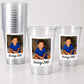 Vintage Est Year Party Cups 16oz, Personalized Photo Plastic Favor Cups for Birthdays & Celebrations, Custom Picture Cups, 30th, 40th, 50th