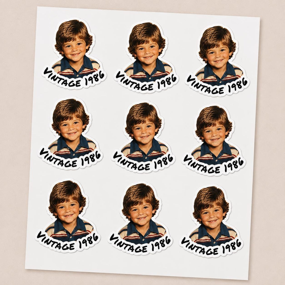 Personalized Face Stickers, Custom Face Stickers, Custom Photo Stickers, Custom Party Favors, Birthday Decorations, Waterproof Sticker, Gift