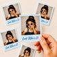 Personalized Photo Stickers | Custom Picture Stickers with Name & Year | Face Stickers | Birthday Party Favors | Custom Party Favor Stickers