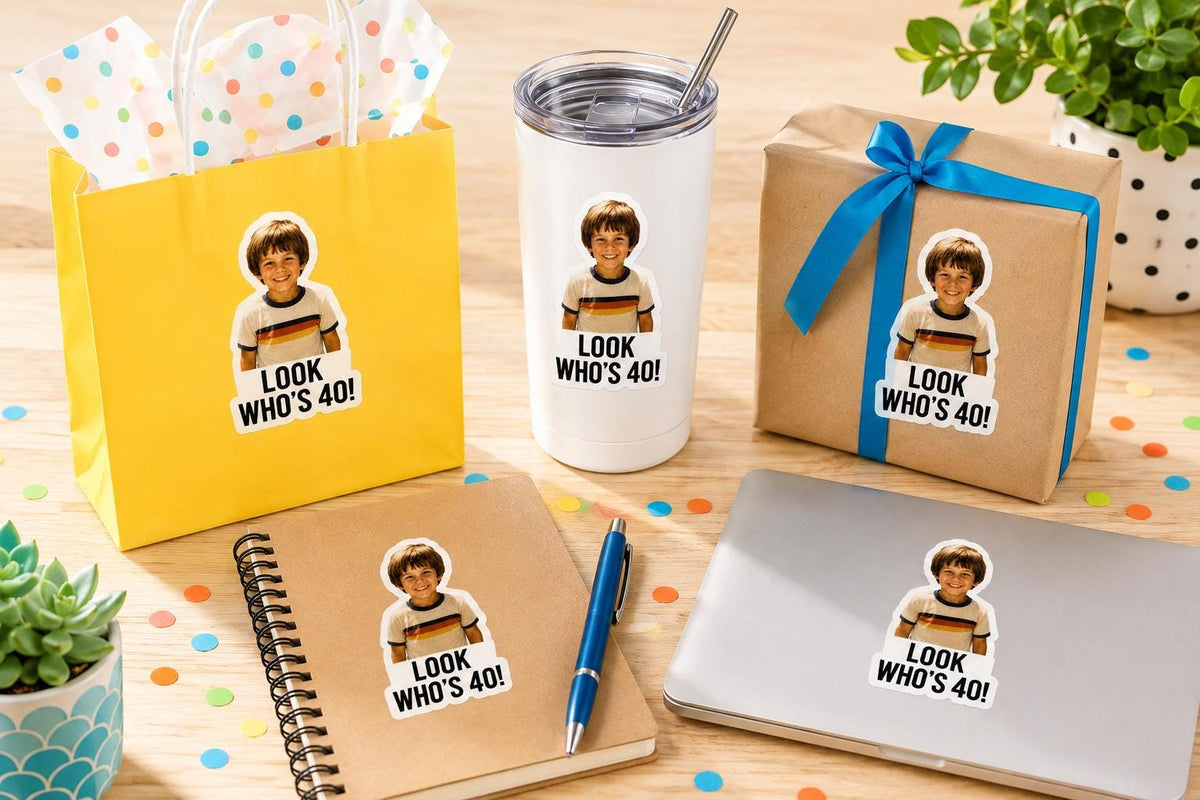 Custom Face Stickers, Personalized Face Stickers, Custom Photo Stickers, Custom Party Favors, Birthday Decorations, Waterproof Sticker, Gift