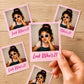 Personalized Photo Stickers | Custom Picture Stickers with Name & Year | Face Stickers | Birthday Party Favors | Custom Party Favor Stickers