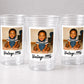 Vintage Birth Year Photo Cups, Personalized Picture Party Cups, Custom Year Celebration Cups, Retro Photo Party Favors, Photo Birthday Cups