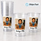 Vintage Birth Year Photo Cups, Personalized Picture Party Cups, Custom Year Celebration Cups, Retro Photo Party Favors, Photo Birthday Cups