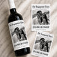 Personalized Engagement Wine Bottle Labels, Custom Photo Engagement Gift, Engagement Party Wine Label, Bride To Be Gift, Couples Photo Label