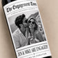 Personalized Engagement Wine Bottle Labels, Custom Photo Engagement Gift, Engagement Party Wine Label, Bride To Be Gift, Couples Photo Label