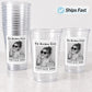Personalized Newspaper Birthday Cups, Custom Birthday Newspaper Party Cups, Newspaper Photo Party Cups, Funny Milestone Birthday Decorations