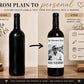 Personalized Retirement Wine Bottle Label, Personalized Retirement Gift, Custom Photo Wine Label, Retirement Party Decor, Newspaper Label