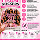 Custom 3.5 Inch Vinyl Stickers, Upload Your Own Design, Waterproof Sticker Printing, Custom Party Stickers, Sticker Sheet, Birthday Stickers