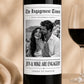 Personalized Engagement Wine Bottle Labels, Custom Photo Engagement Gift, Engagement Party Wine Label, Bride To Be Gift, Couples Photo Label