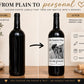 Personalized Engagement Wine Bottle Labels, Custom Photo Engagement Gift, Engagement Party Wine Label, Bride To Be Gift, Couples Photo Label