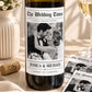 Personalized Wedding Wine Label, Custom Photo Wine Bottle Label, The Wedding Times Newspaper Label, Bride Groom Wedding Gift,Newspaper Label