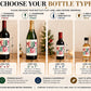 Merry and Bright Christmas Wine Bottle Labels, Christmas Gift, Holiday Wine Label, Mini Bottle Label, Christmas Party Favors, Christmas Gift