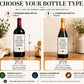 Funny Wine Bottle Label, Cheers to the Best Thing I Found on the Internet, Boyfriend Girlfriend Gift, Anniversary Gift, Wine Label Gift