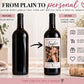 Custom Wine Bottle Labels, Print Your Own Design, Personalized Wine Label Printing, Photo Wine Labels, Party & Event Bottle Labels, Gift