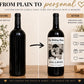 Personalized Wedding Wine Label, Custom Photo Wine Bottle Label, The Wedding Times Newspaper Label, Bride Groom Wedding Gift,Newspaper Label