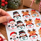 Personalized Christmas Name Stickers, Custom Holiday Gift Labels, Christmas Gift Tag Stickers, Vinyl Sticker Sheets for Gift Wrapping, 16 ct